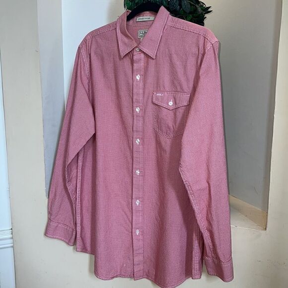 L.L. bean Vintage Men’s Large thick Western rodeo checked shirt - Picture 8 of 12